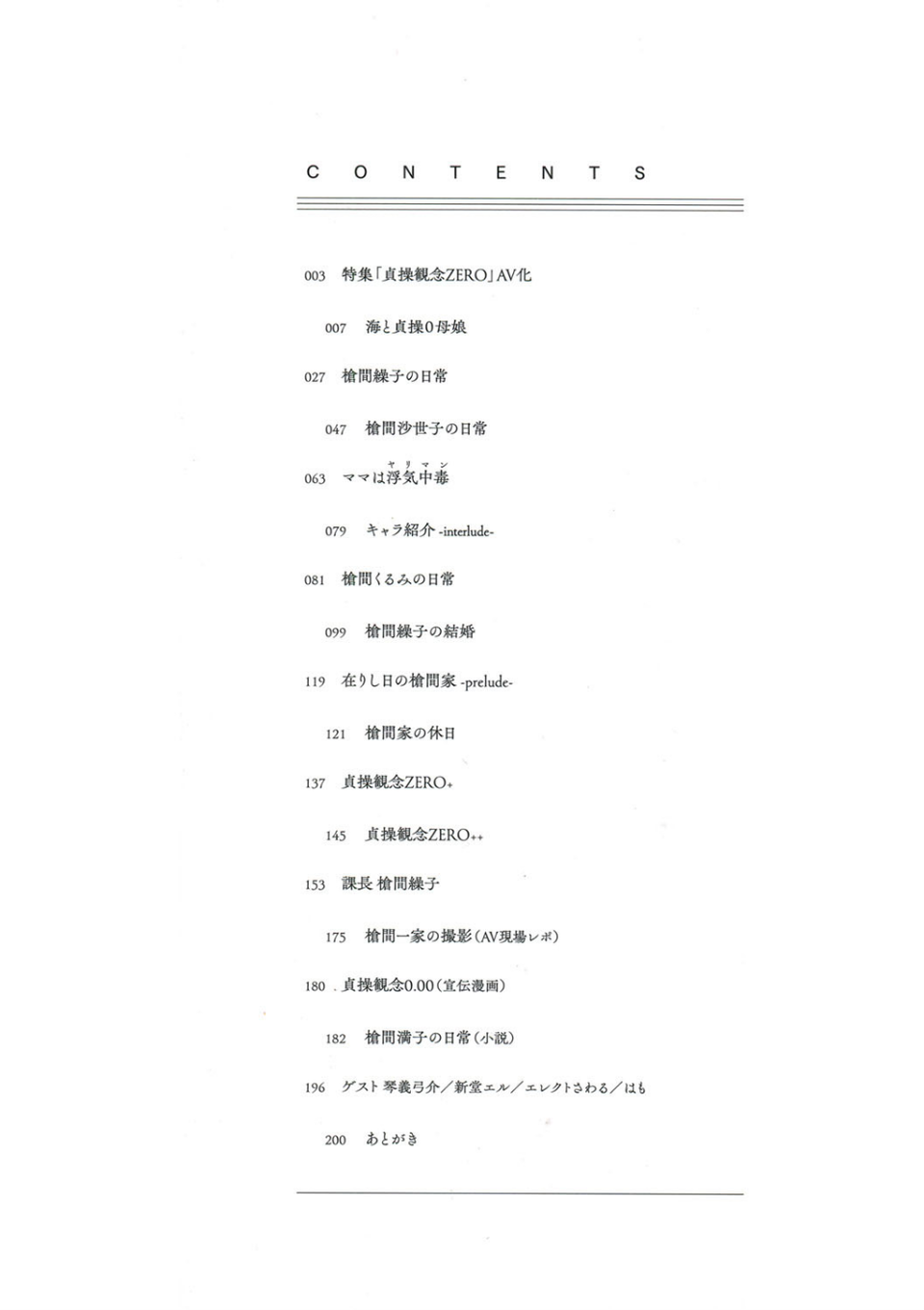 貞操観念ZERO 新装版 1 2 ページ目