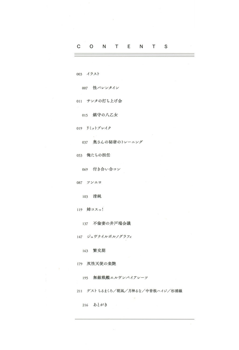 貞操観念ZERO 新装版 2 ページ目