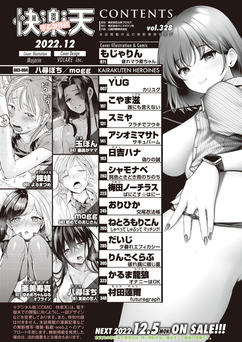 COMIC快楽天 2022年12月号 2 ページ目