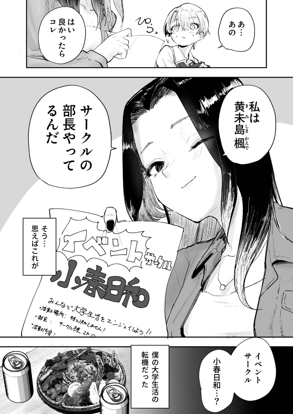 童貞ボッチの僕はヤリサーに入ってしまったらしい(1)【18禁】 7 ページ目