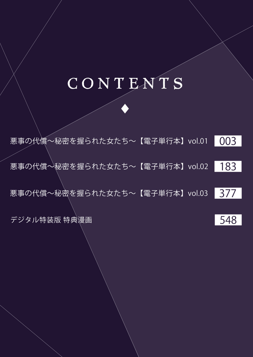 【超合本】悪事の代償〜秘密を握られた女たち〜【デジタル特装版】 2 ページ目