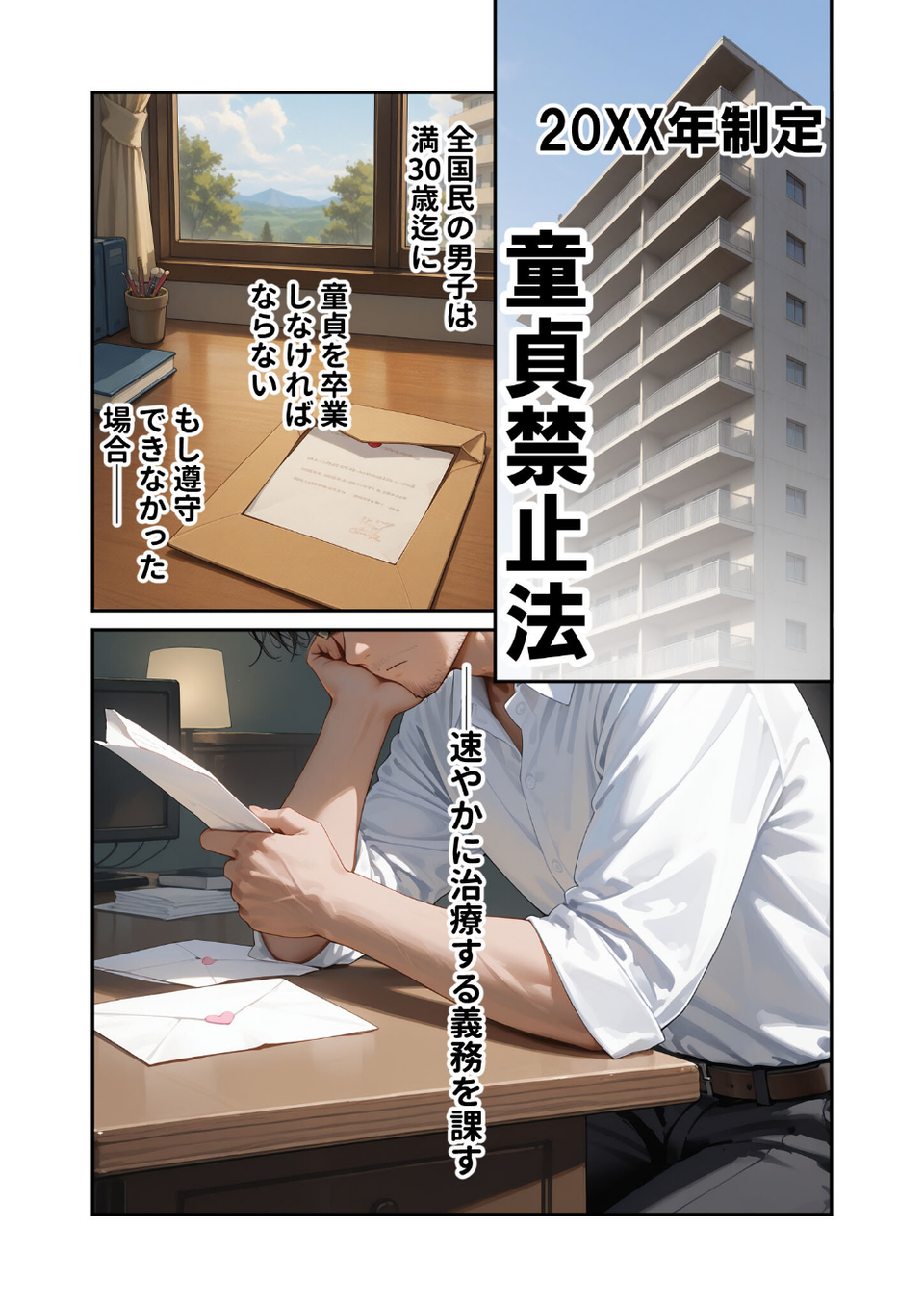 童貞撲滅!セックス・クリニック 〜白衣の天使に痴療された僕の童貞〜 モザイク版 3 ページ目