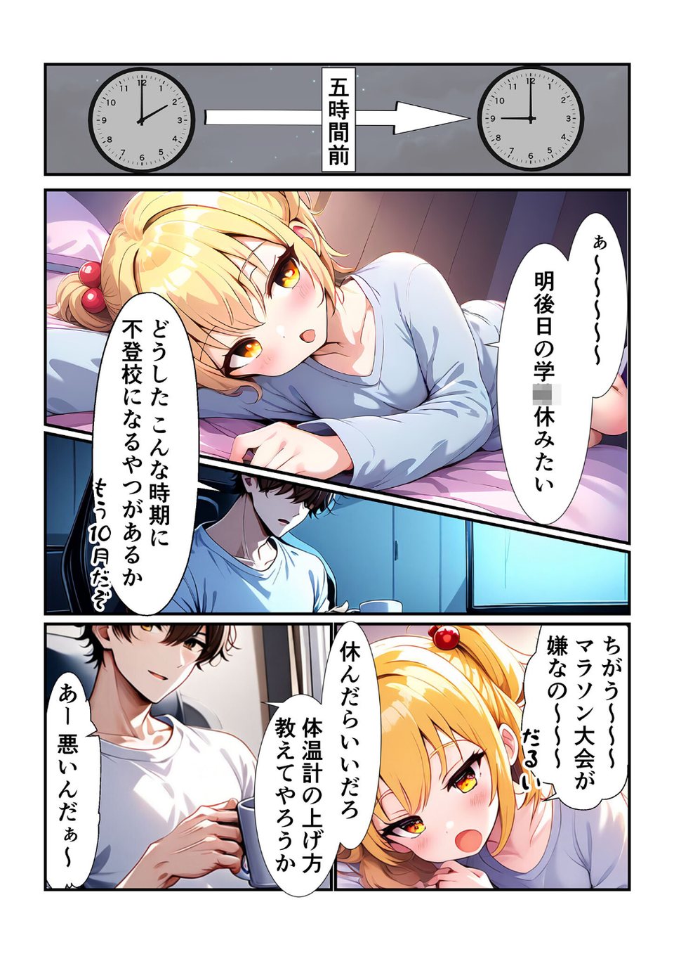 海代悠帆の露出災難（総集編） モザイク版 8 ページ目