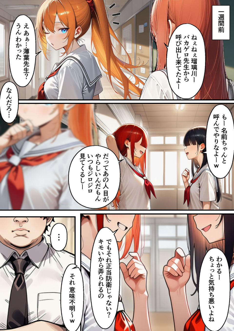 瑠璃川姉妹の羞恥被害 モザイク版 6 ページ目