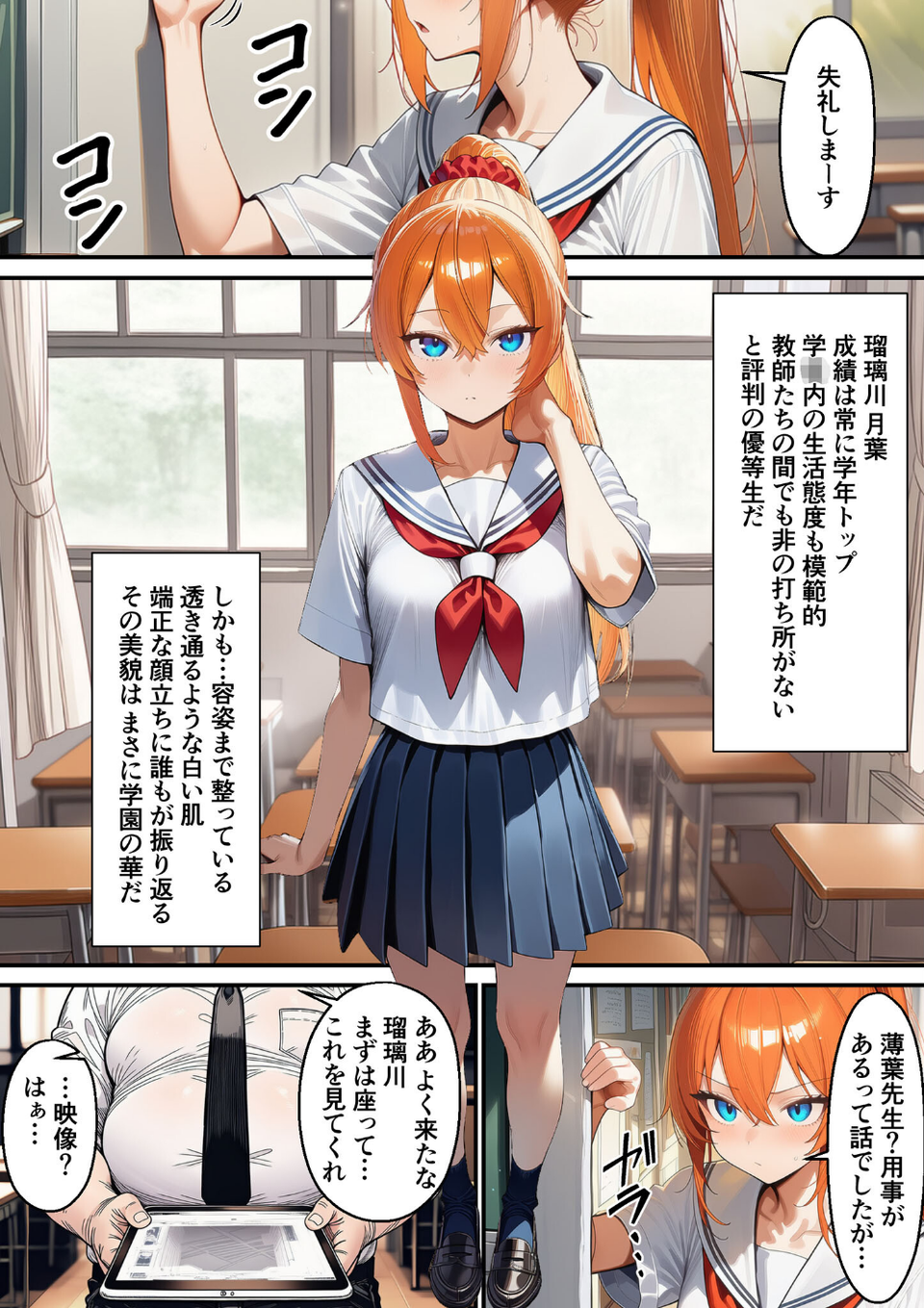 瑠璃川姉妹の羞恥被害 モザイク版 8 ページ目