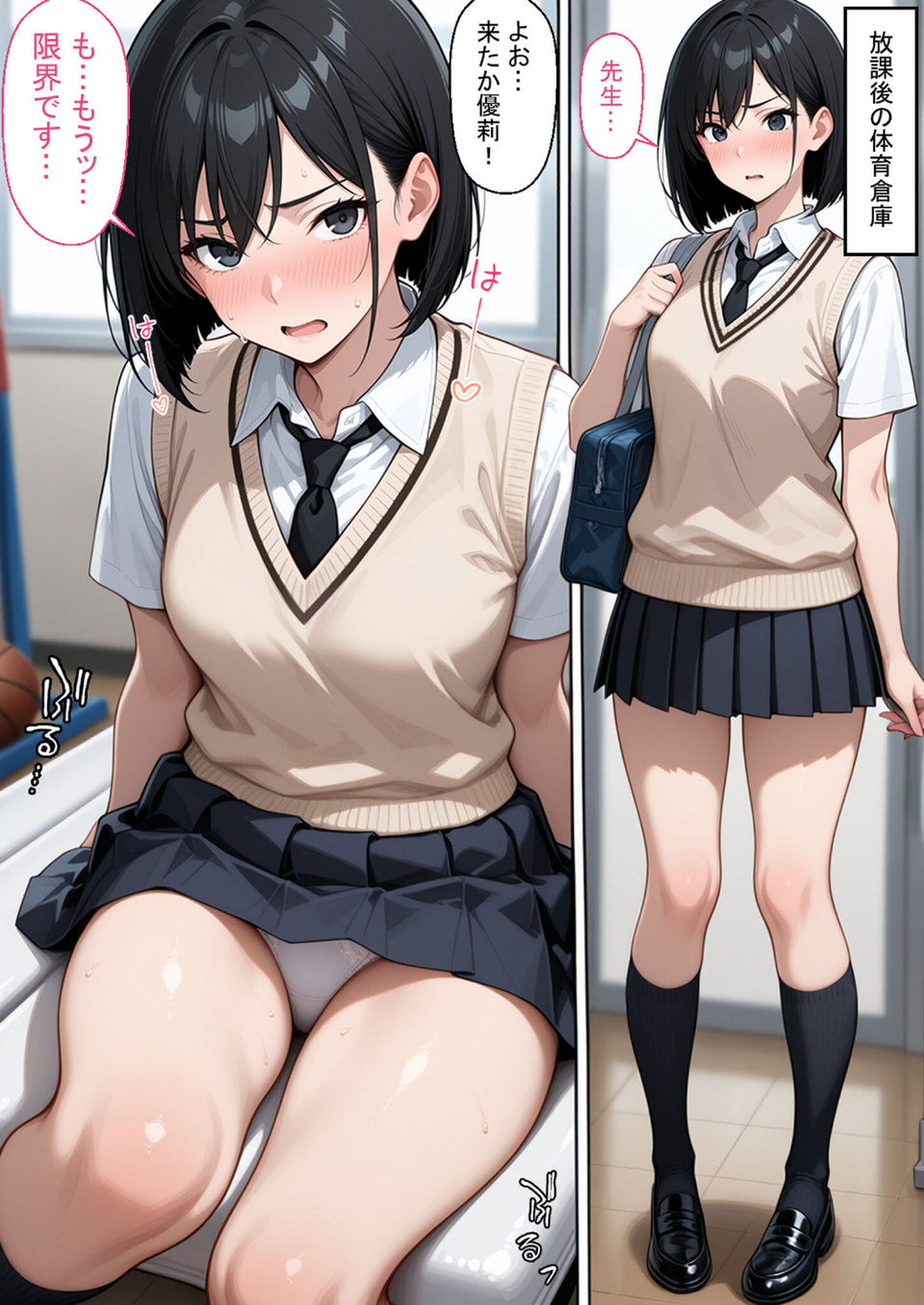 義妹が生意気だったので、制服着衣でセックス漬けにしてやった  モザイク版（単話） 5 ページ目