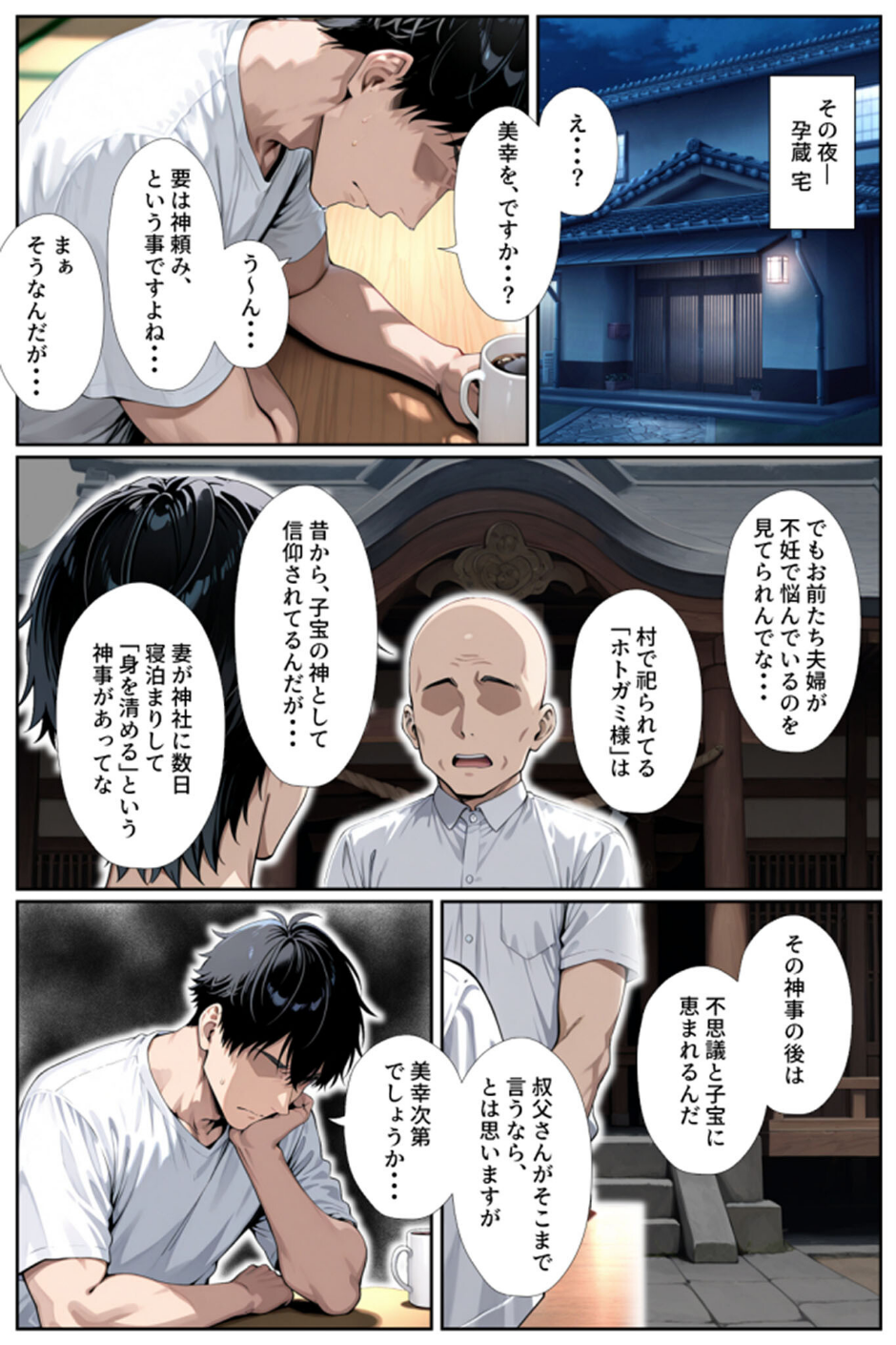 ●●を欲しがる俺の妻がなぜかドスケベ巫女服でNTRれた件 モザイク版 13 ページ目