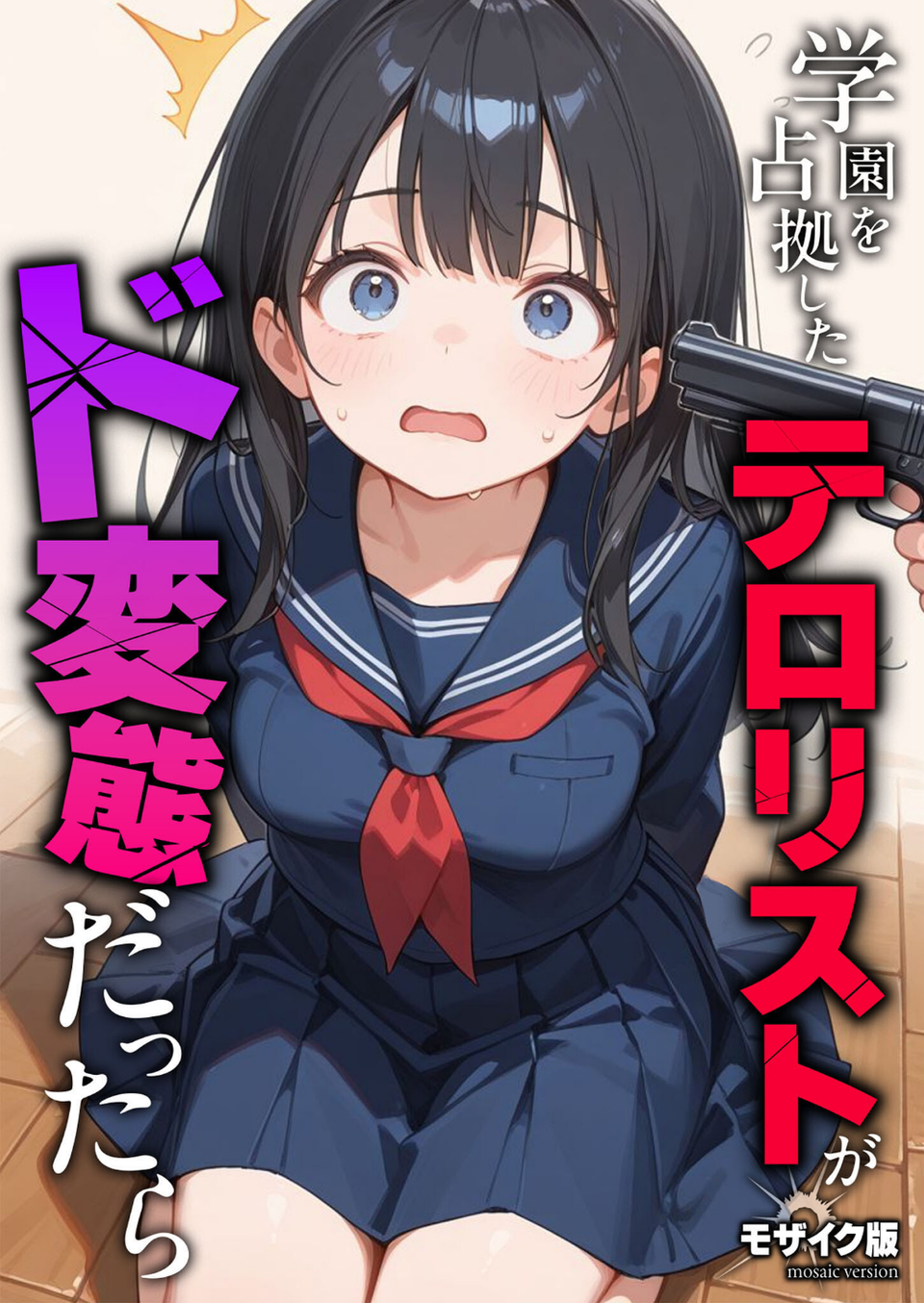 学園を占拠したテロリストがド変態だったら モザイク版（単話） 1 ページ目