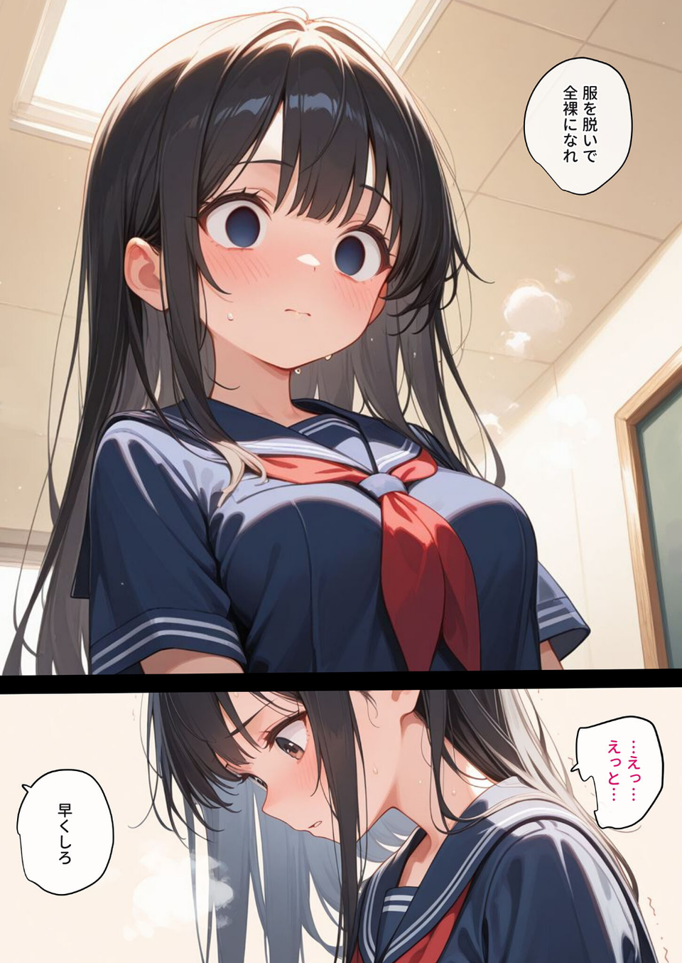 学園を占拠したテロリストがド変態だったら モザイク版（単話） 8 ページ目