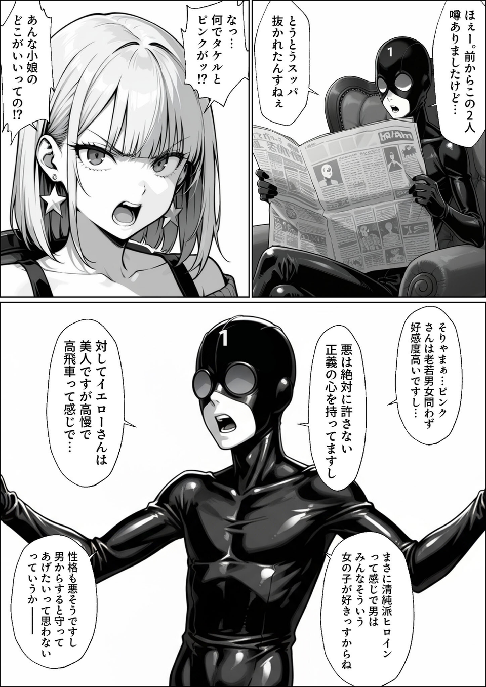 正義の戦隊ヒロイン！無限ハードSEXで戦えないほど快楽依存に●●され悪の組織に完堕ちする！ 前編 モザイク版 13 ページ目