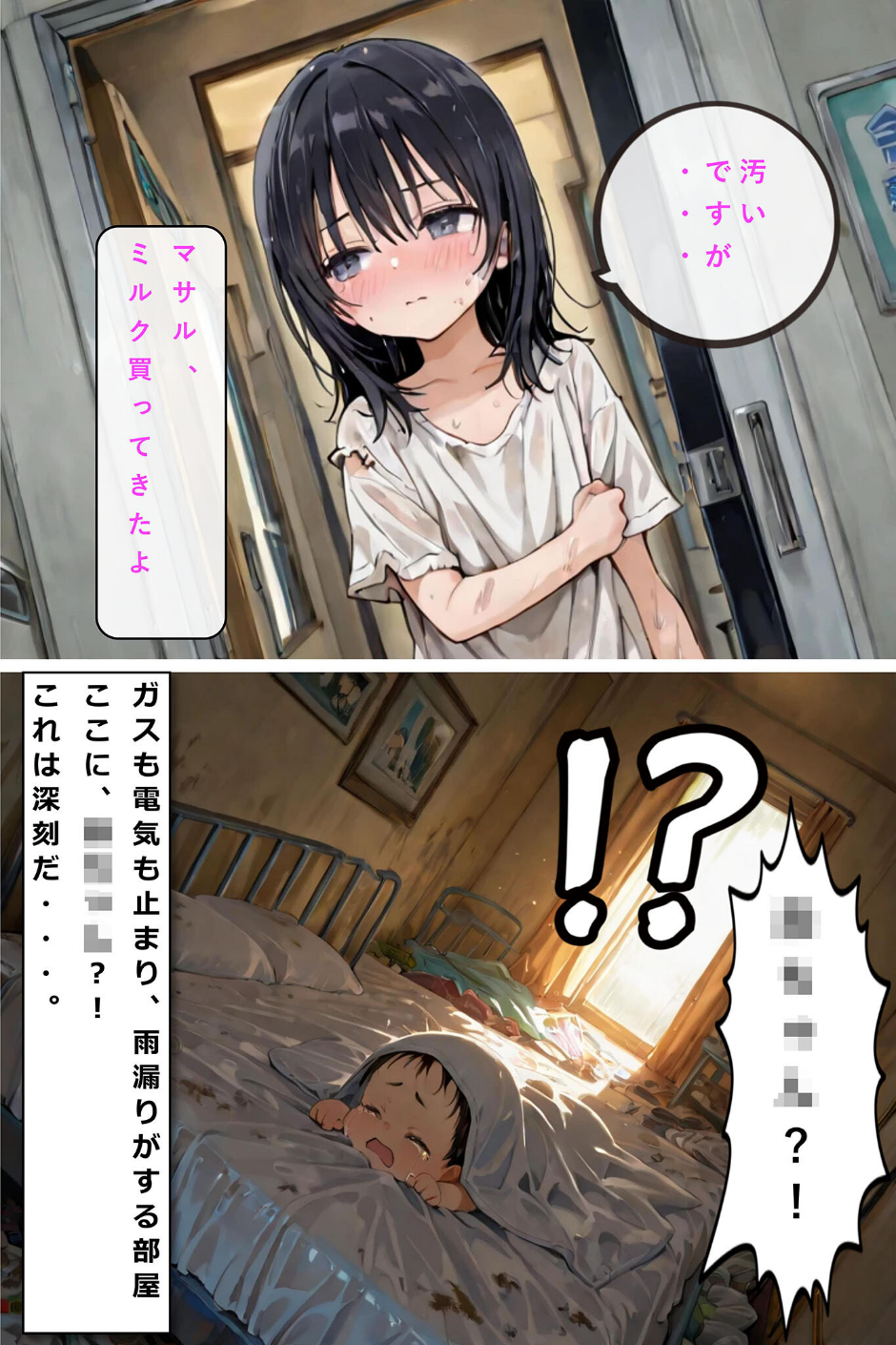 レ○プされていた少女を保護したら花嫁になった話 モザイク版 7 ページ目