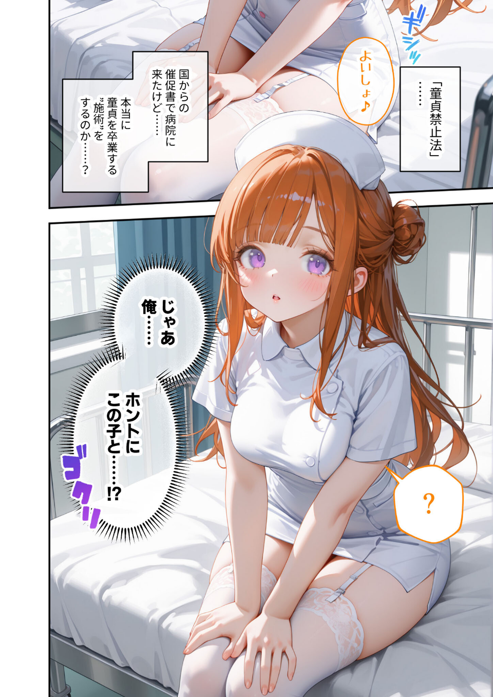 童貞撲滅!セックス・クリニック(4)〜白衣の天使に痴療された僕の童貞〜 モザイク版 10 ページ目