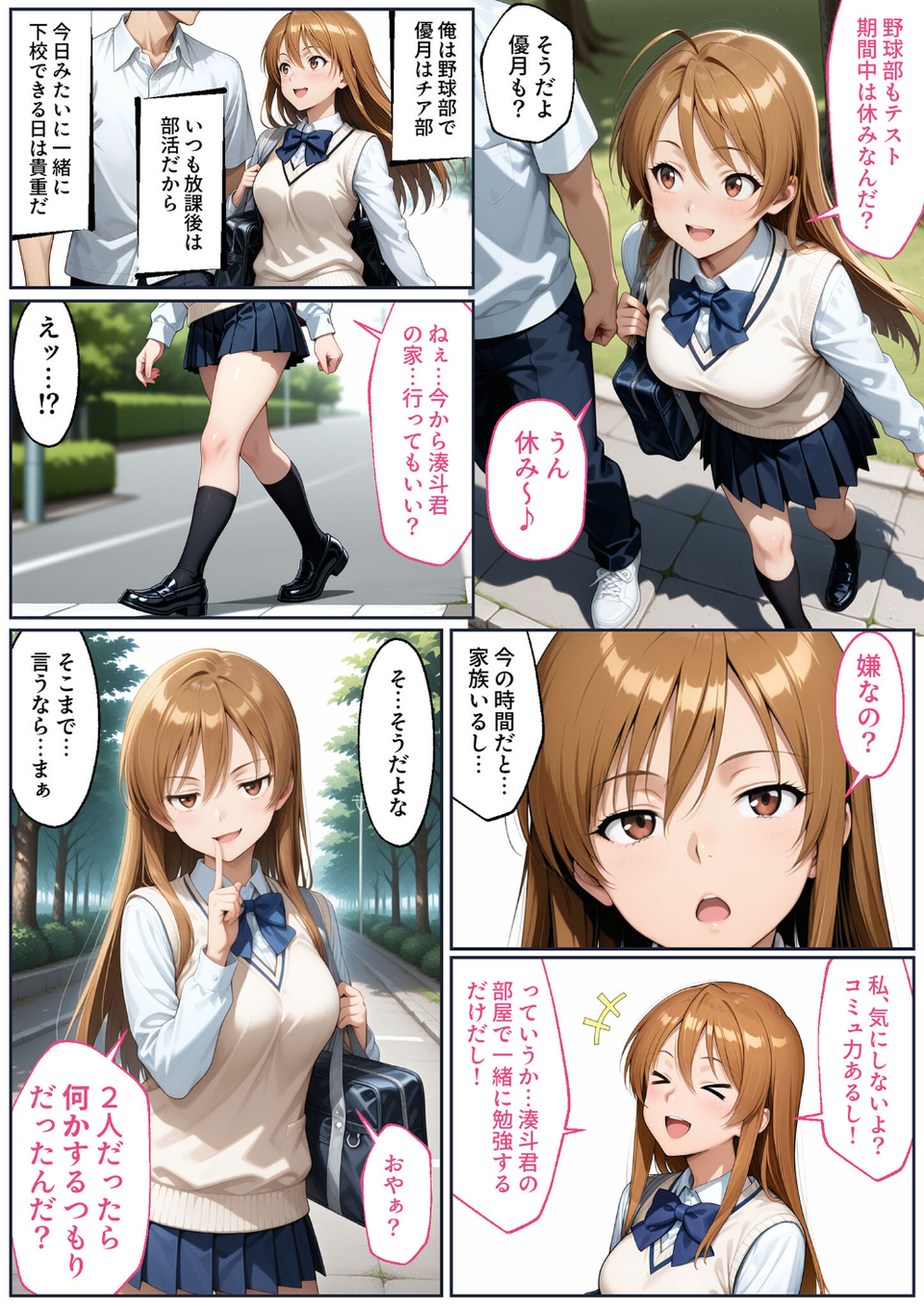 彼女がこの家で兄とオヤジに抱かれている事を俺はまだ知らない。 モザイク版 9 ページ目