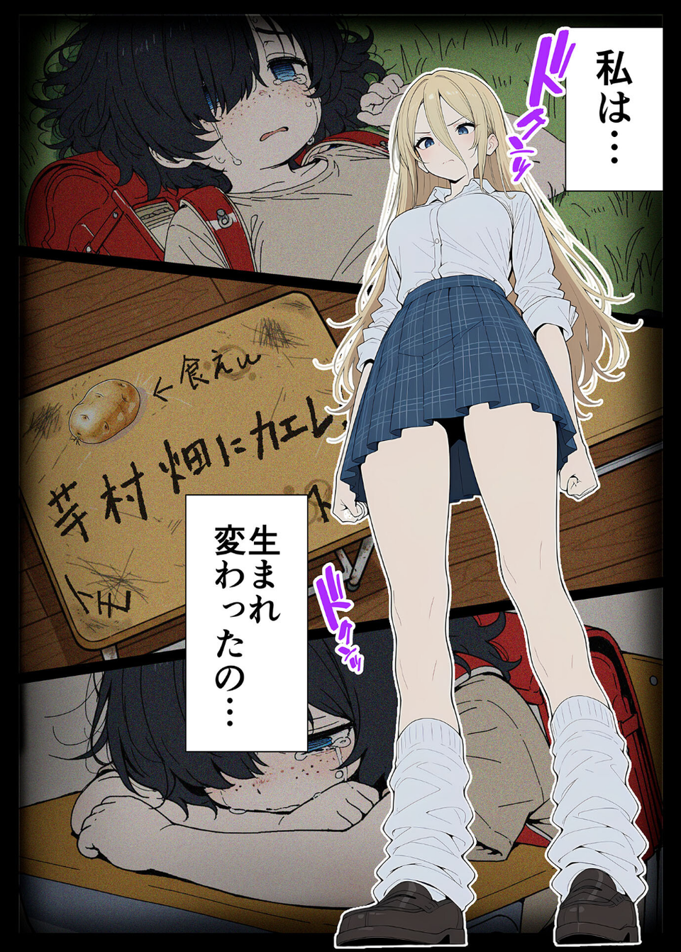 整形ギャルさん、クラスの底辺男子に弱み握られて●●●●されちゃいました モザイク版 7 ページ目