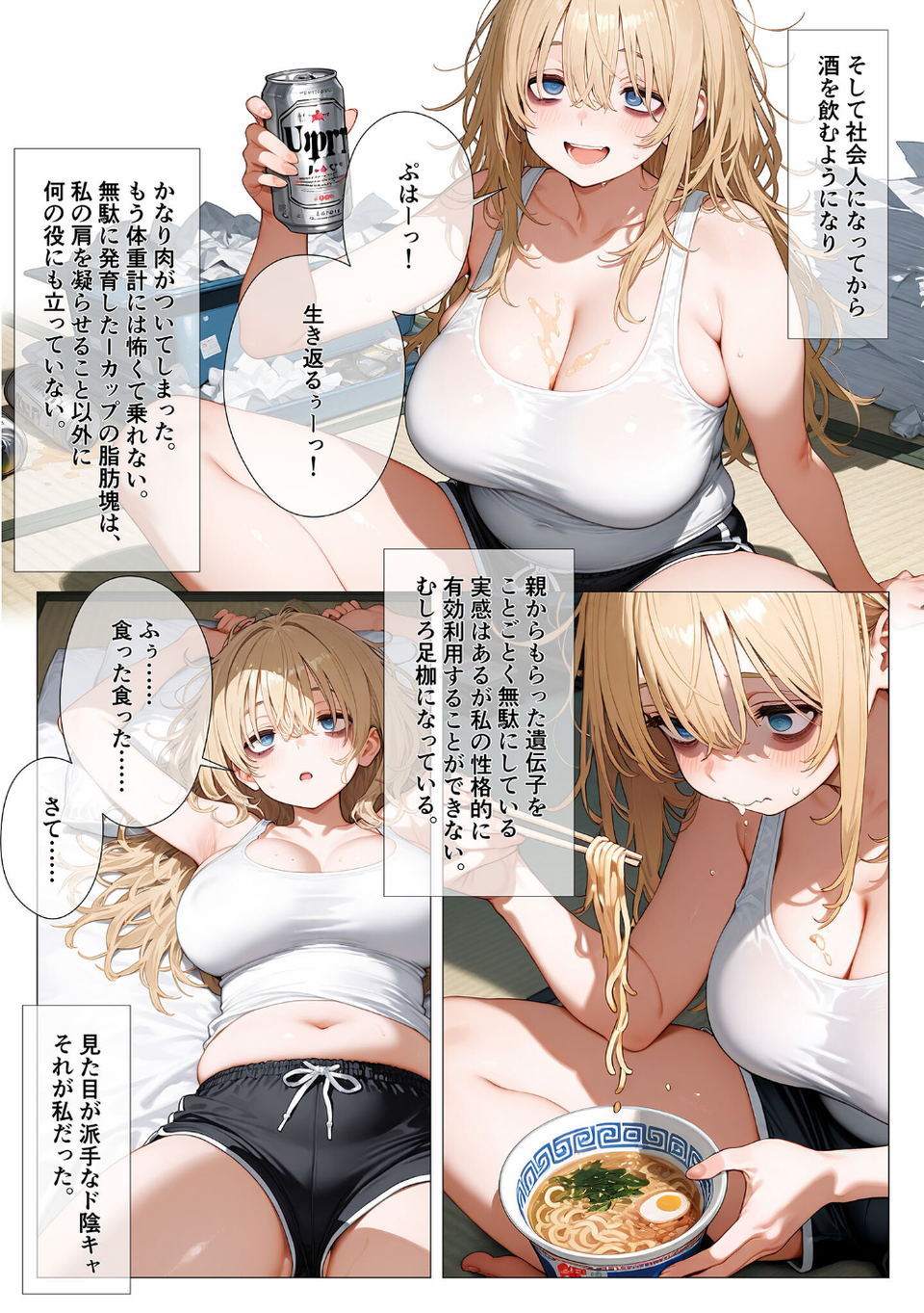エロ漫画の国のアリス -29歳限界女子が漫画の世界を堪能する- モザイク版 5 ページ目