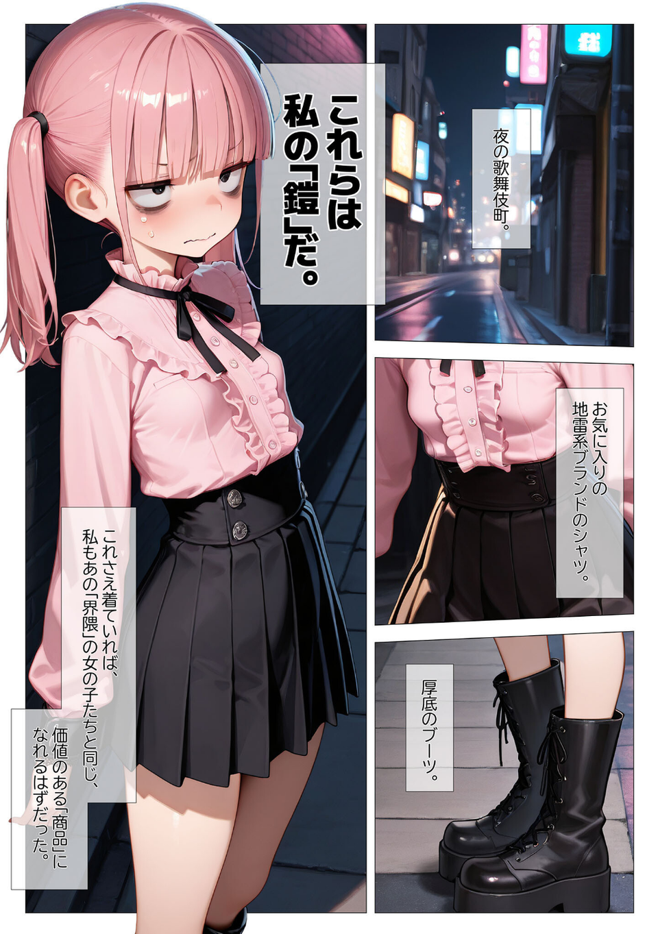地雷系ブス、おじさんを買う。 モザイク版 3 ページ目