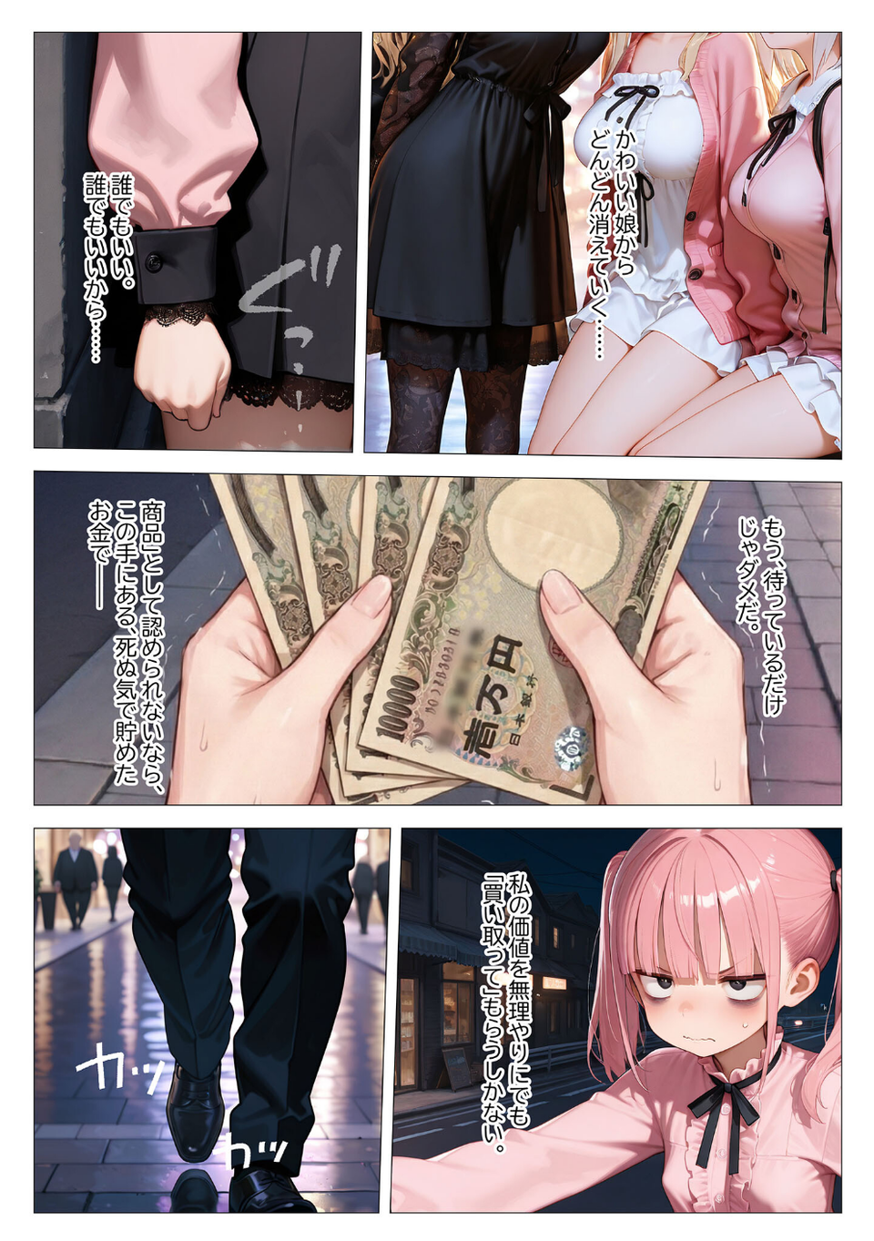 地雷系ブス、おじさんを買う。 モザイク版 6 ページ目