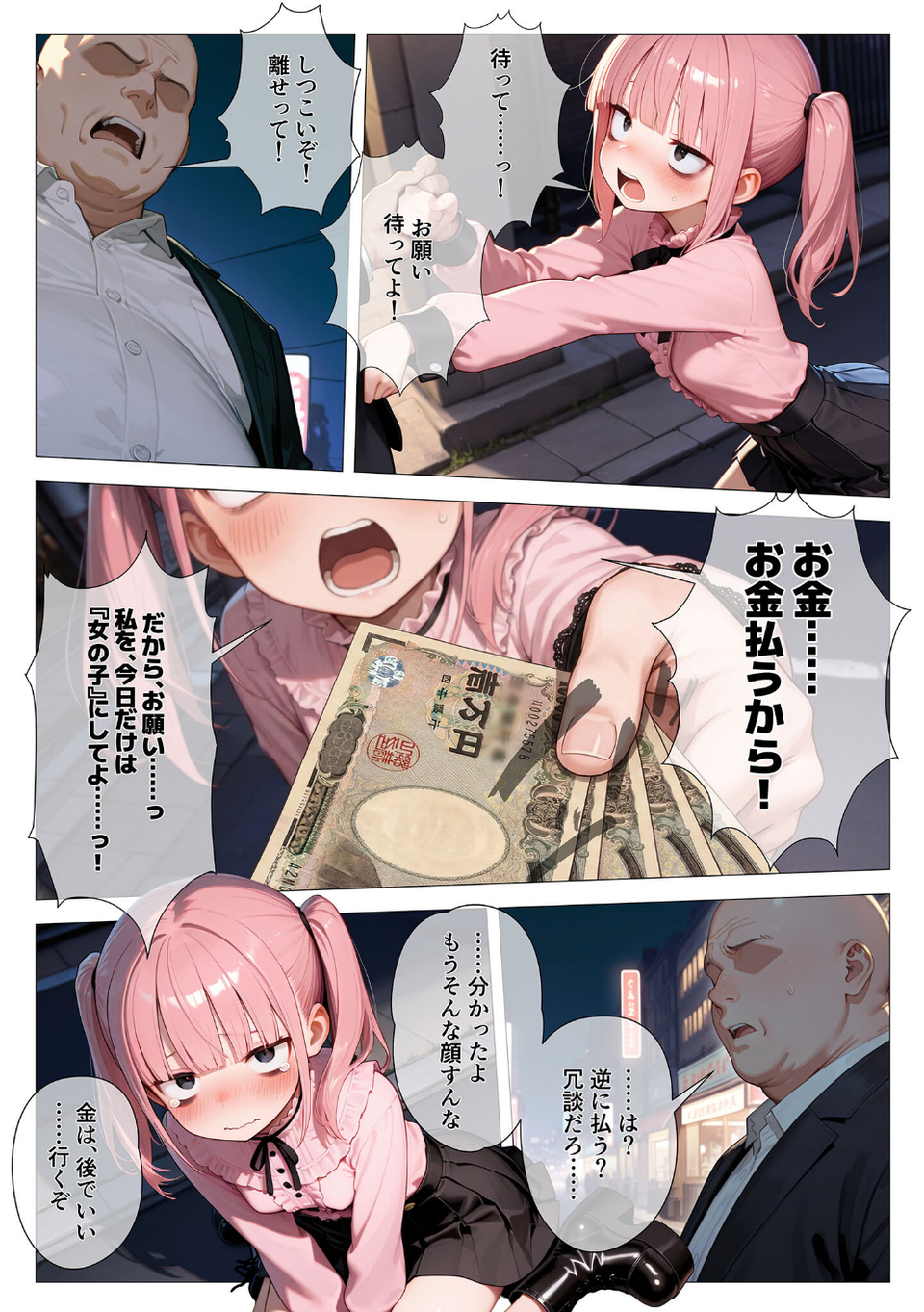地雷系ブス、おじさんを買う。 モザイク版 9 ページ目