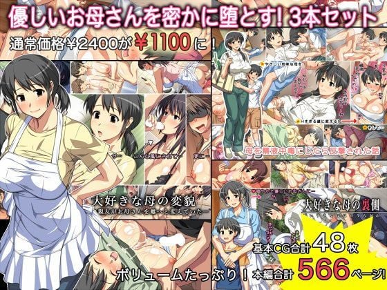 優しいお母さんを密かに堕とす!3本セット