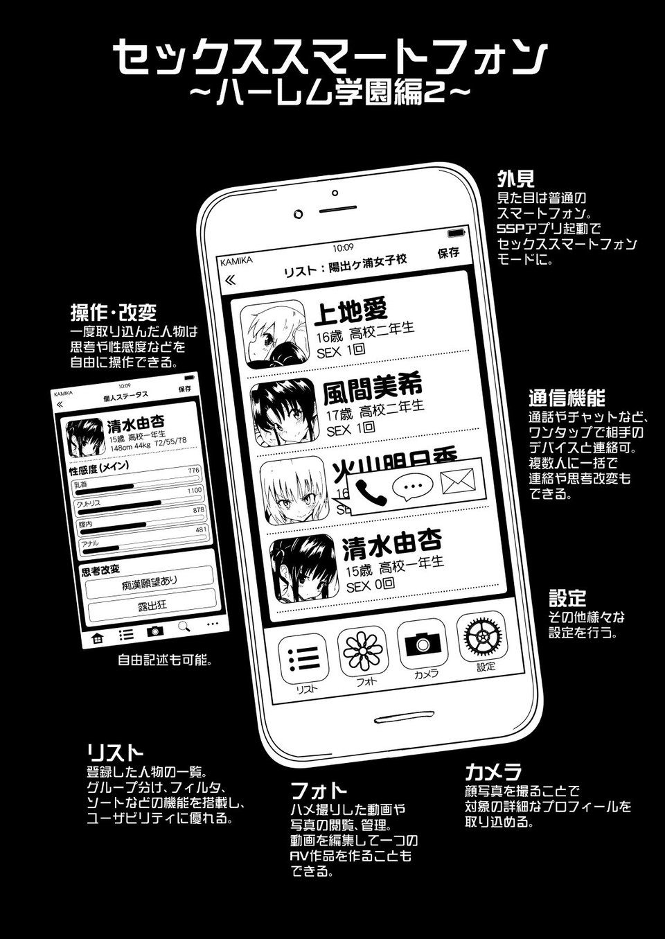 セックススマートフォン〜ハーレム学園編2〜 1 ページ目