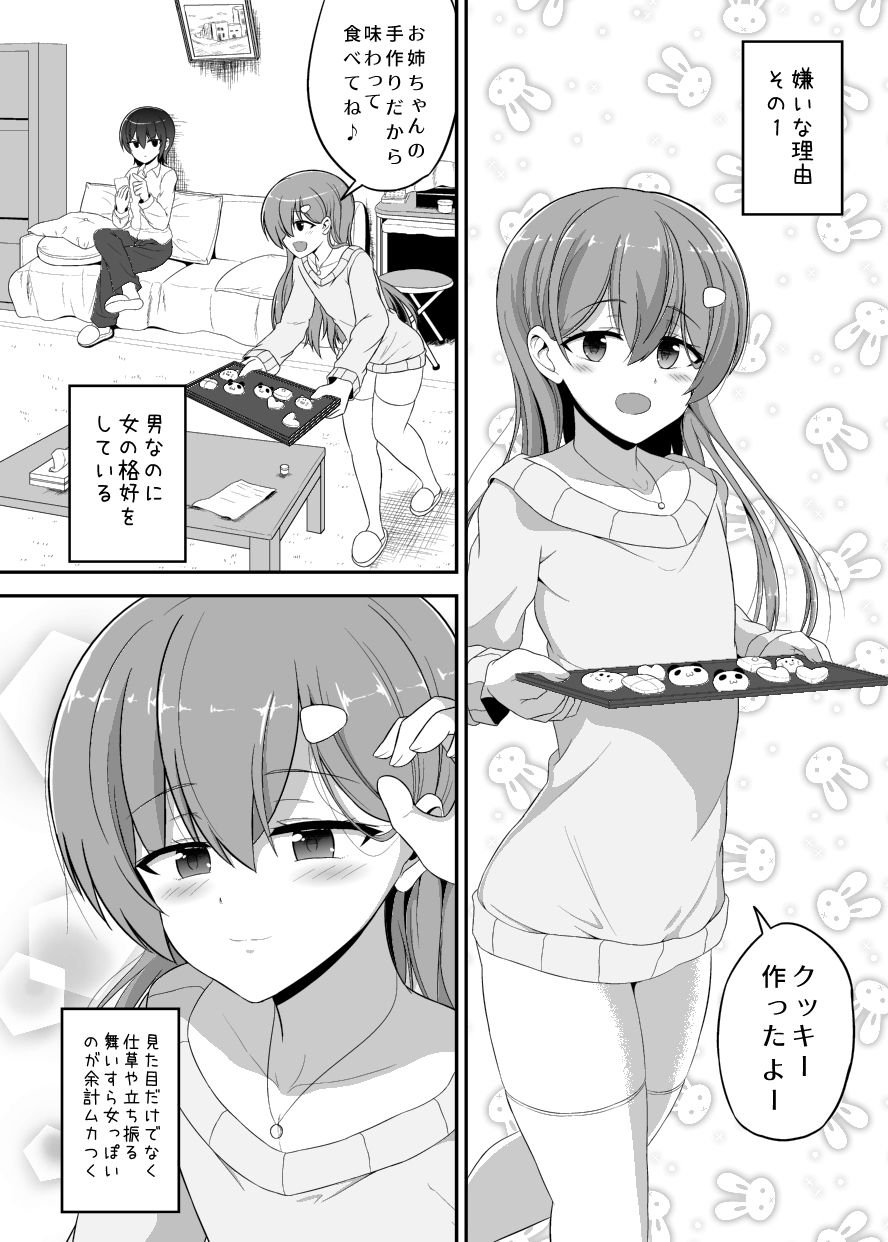 すきすきお姉ちゃん（♂） 1 ページ目