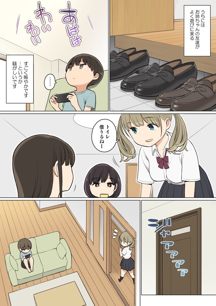 お姉ちゃんの友達がエッチな人ばかりだったから 1 ページ目