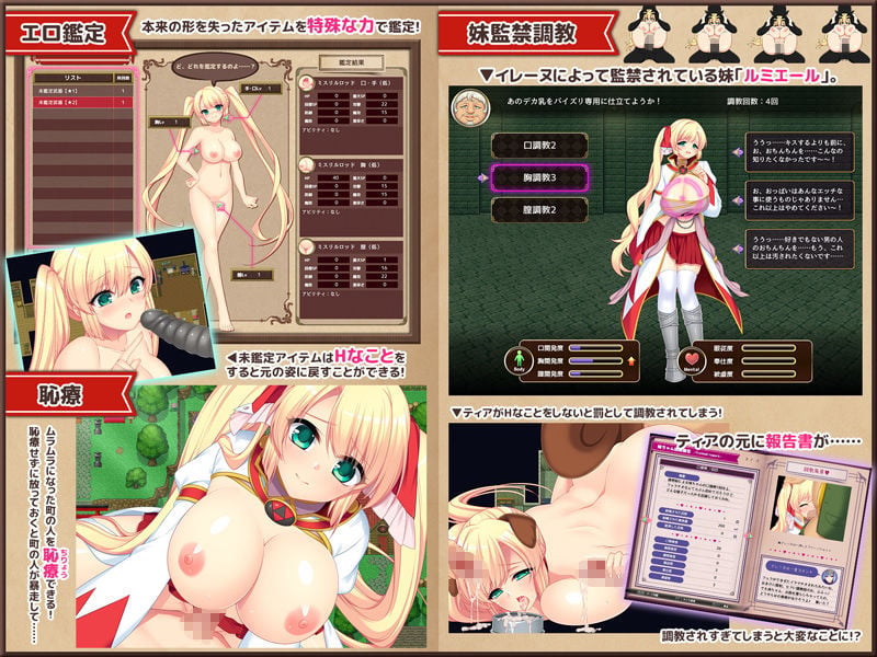 魔導士ティアと不思議な大図書館〜Hな鑑定と恥療で世界を救う淫乱魔導士〜 1 ページ目