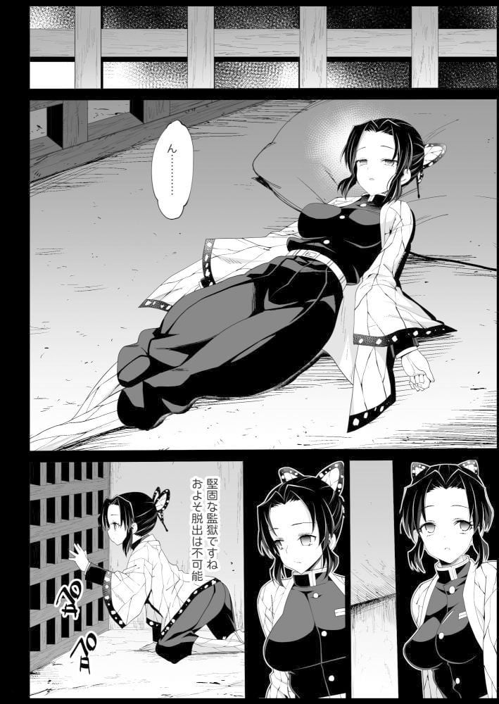 胡蝶しのぶ姦 〜寝ている間におっさん鬼に犯●れる〜 1 ページ目