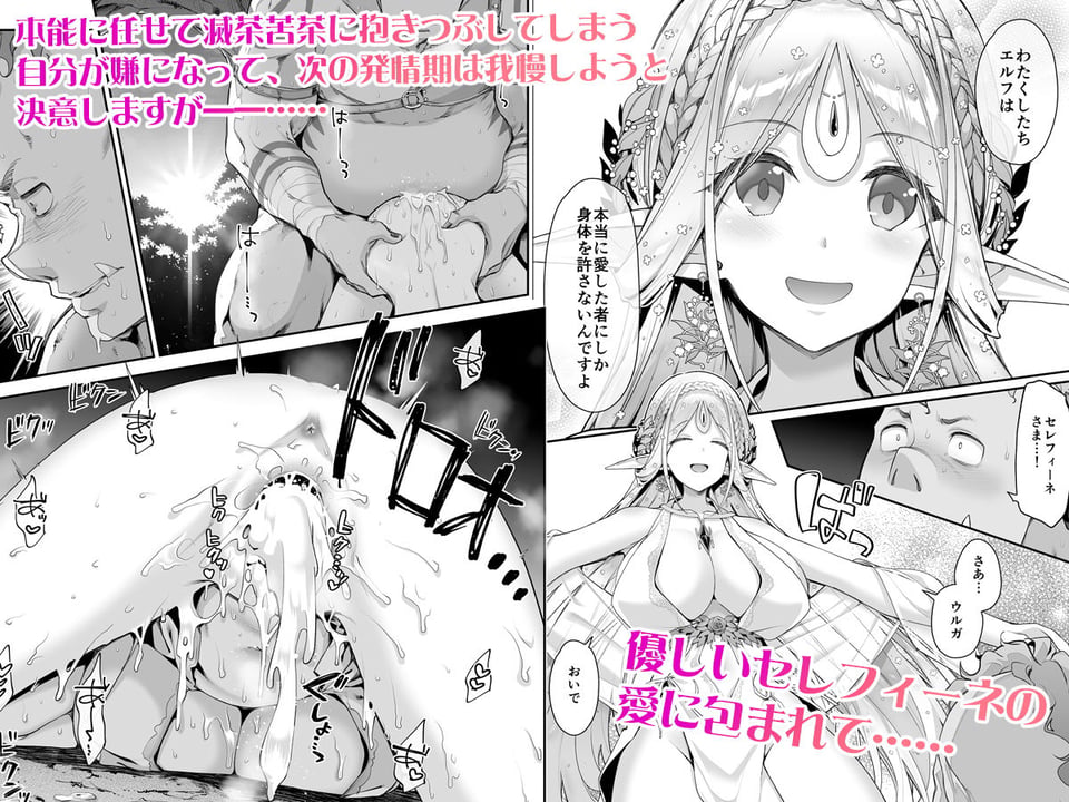 淫らなエルフさんはオークくんがお好き 2 ページ目