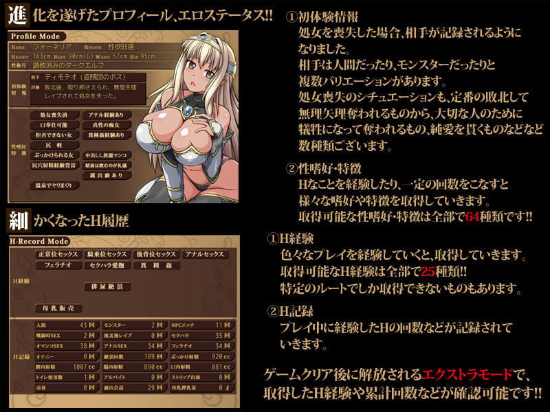 略奪者とダークエルフのディストピア マルチエンディングRPGパック 6 ページ目