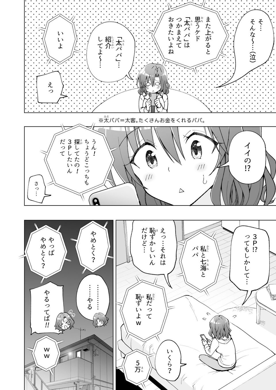 パパ活はじめました7〜ハーレム撮影編（1）〜 8 ページ目