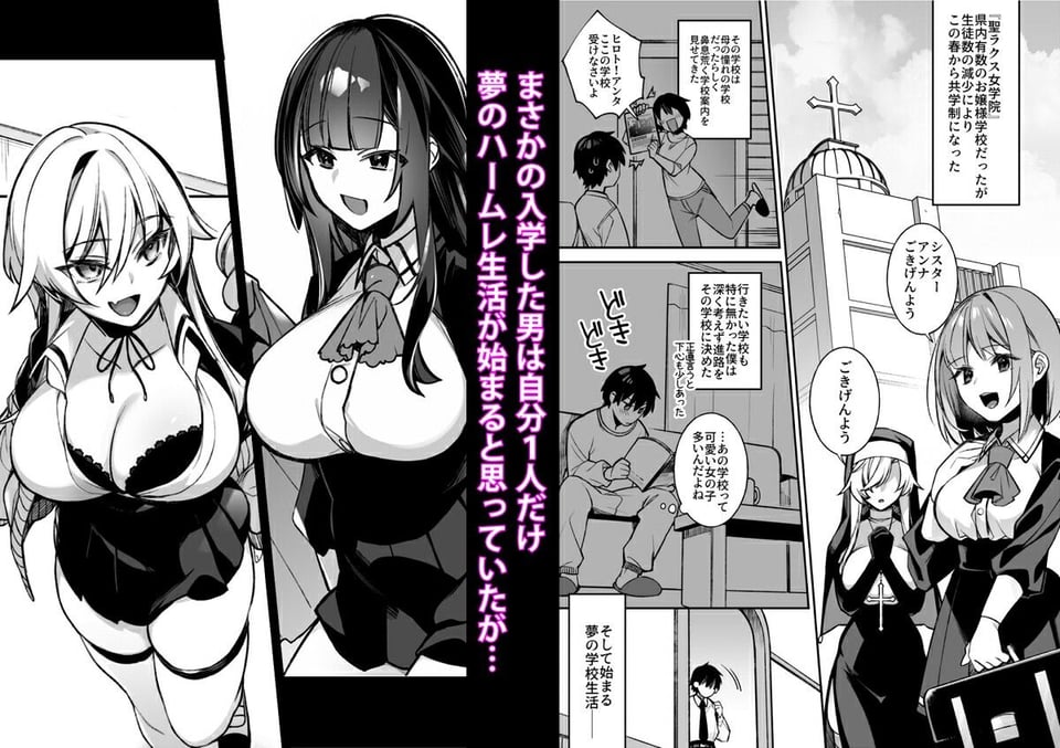 犯●れ催● 男子1人しかいない学園で性格最悪のイジメっこに犯●れまくる 1 ページ目