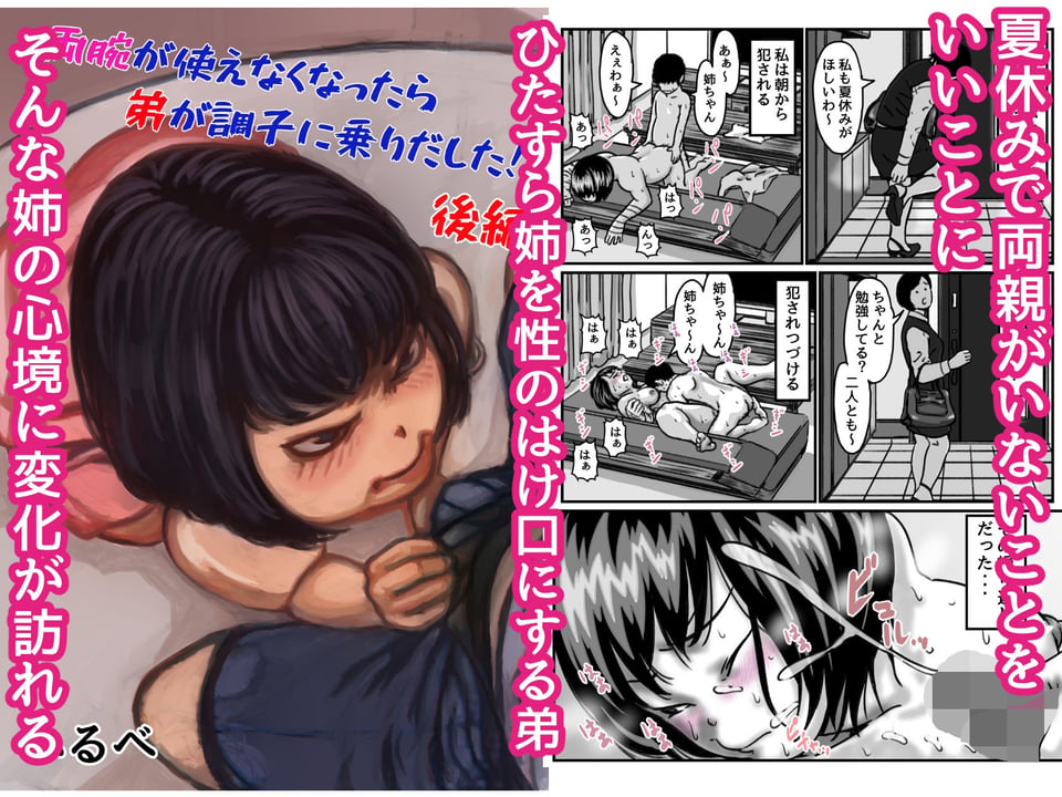 両腕が使えなくなったら弟が調子に乗りだした！ 総集編 4 ページ目
