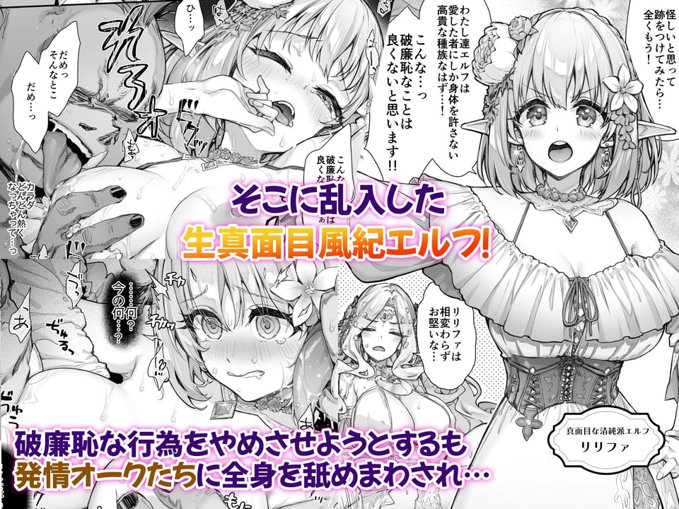 とびだせ！淫らなエルフの宴 2 ページ目
