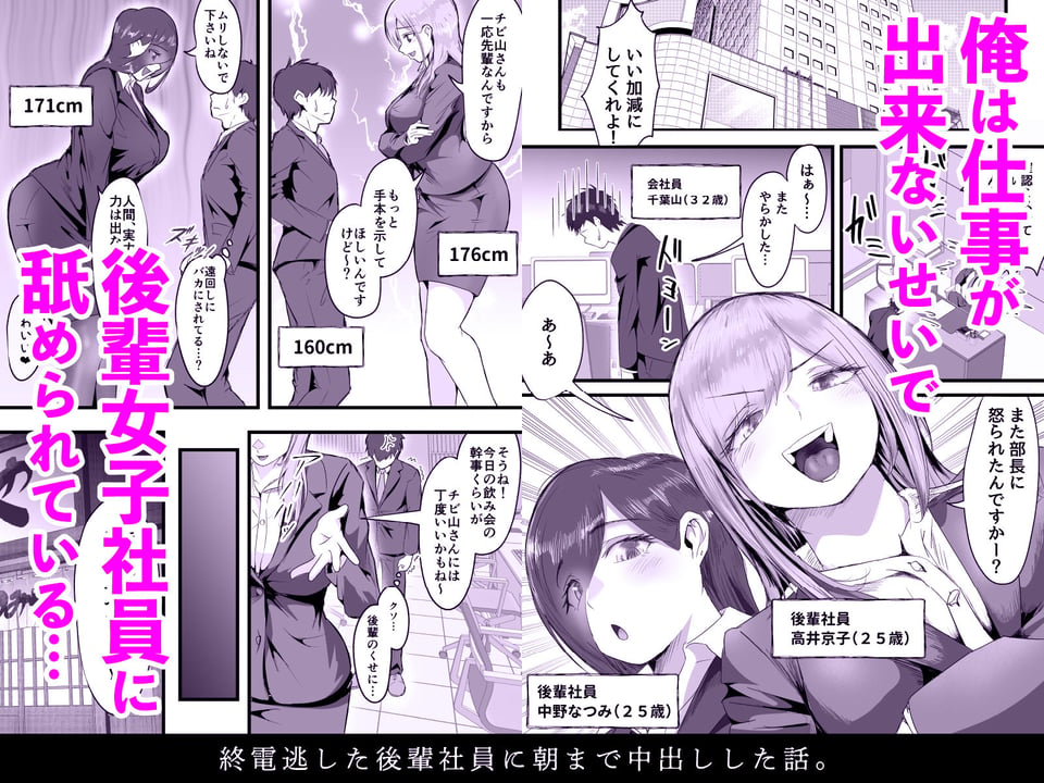 終電逃した後輩社員に朝まで中出しした話。 1 ページ目