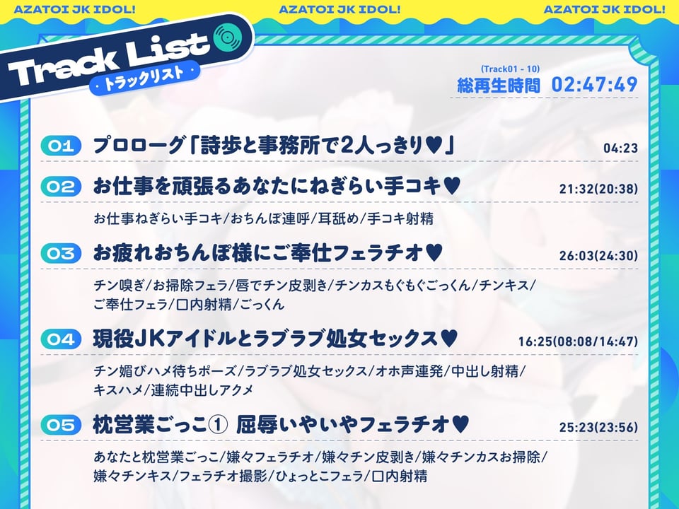 あざとい系JKアイドルがチンカス汚ちんぽに媚び媚びご奉仕してくれるお話♪【KU100】 4 ページ目