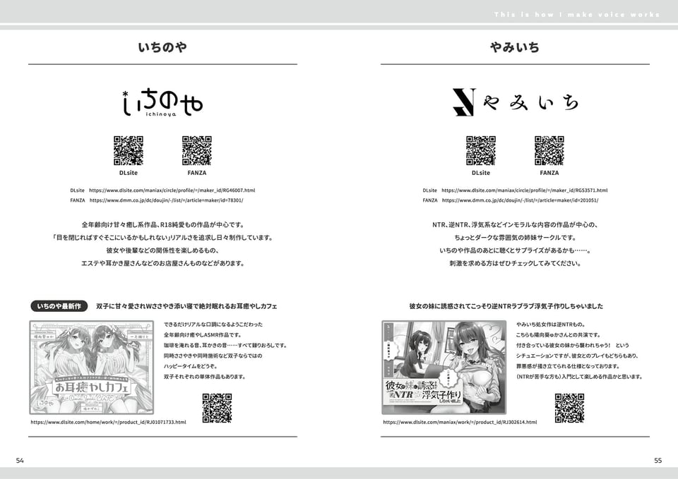 私はこうやって音声作品をつくっています vol.1＆2 統合版 6 ページ目
