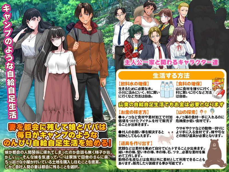 娘とのんびり暮らす田舎生活がいろいろと刺激が強すぎた件 1 ページ目