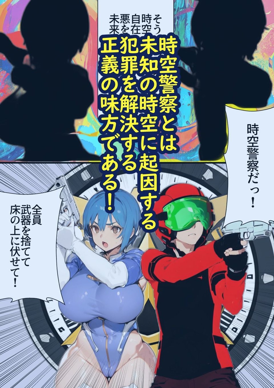 時空警察ユキ 正義の味方が悪の手先の上で腰を振るようになるまで 1 ページ目