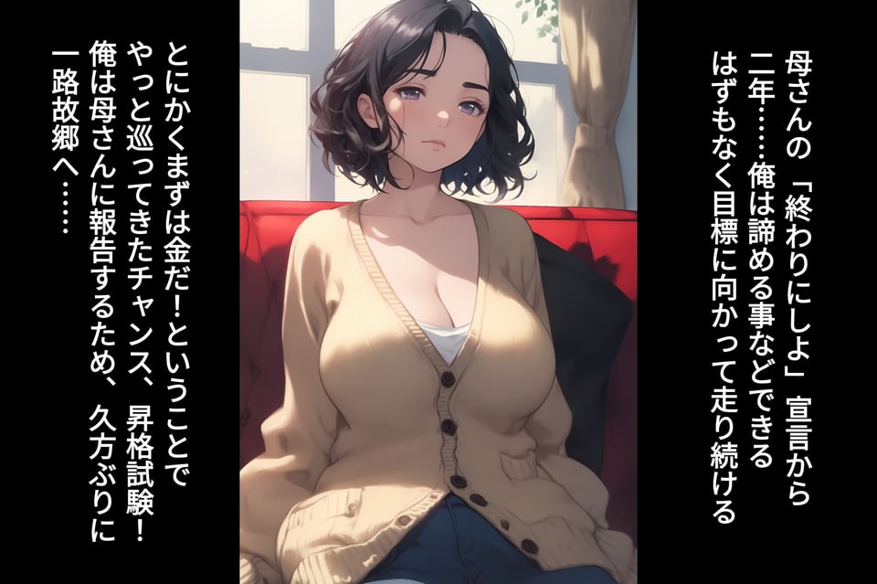 母さんを俺の妻にするために全力で孕ませてみた 1 ページ目