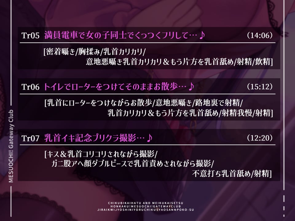 【乳首開発◎/メイク解説◎】本格！メス堕ち！ゲートウェイ・クラブ〜地雷系女子による乳首マゾ化お散歩コース♪〜 6 ページ目