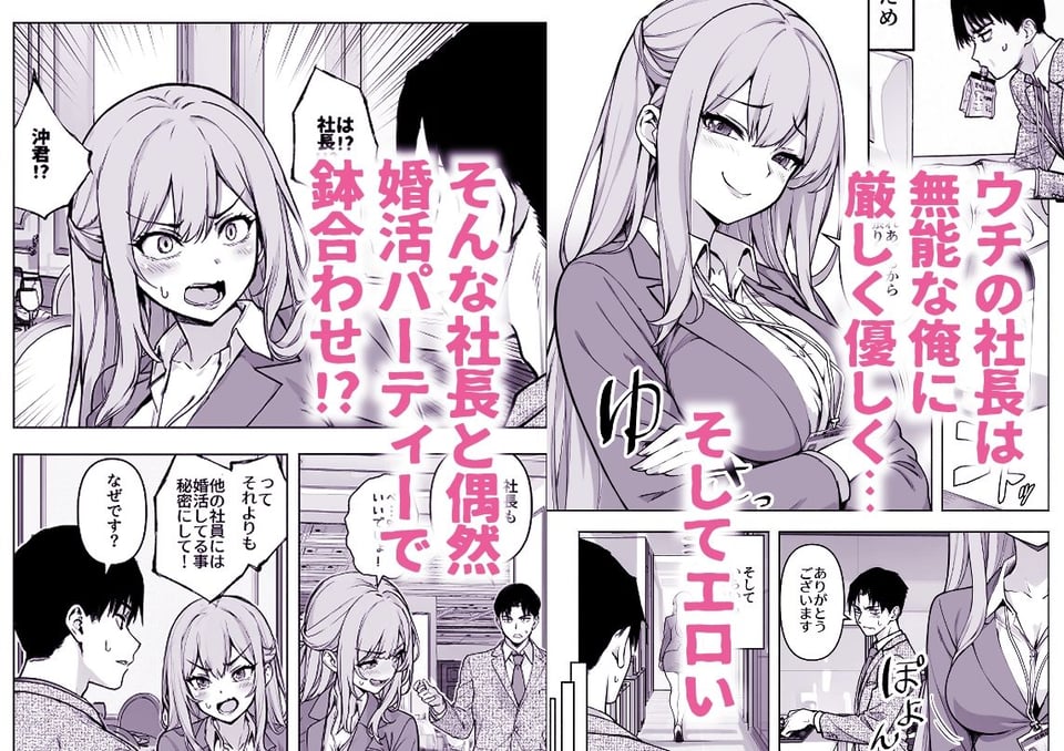 婚活パーティーに社長がいたので膣を説得してみた 1 ページ目