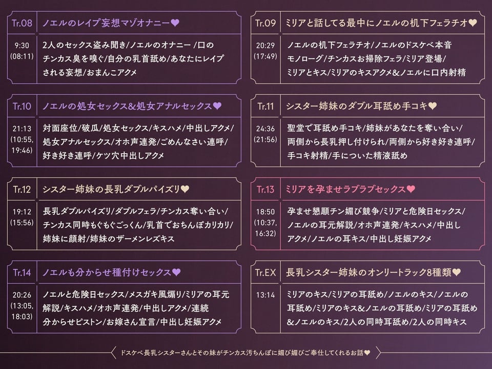 ドスケベ長乳シスターさんとその妹がチンカス汚ちんぽに媚び媚びご奉仕してくれるお話♪【KU100】 6 ページ目