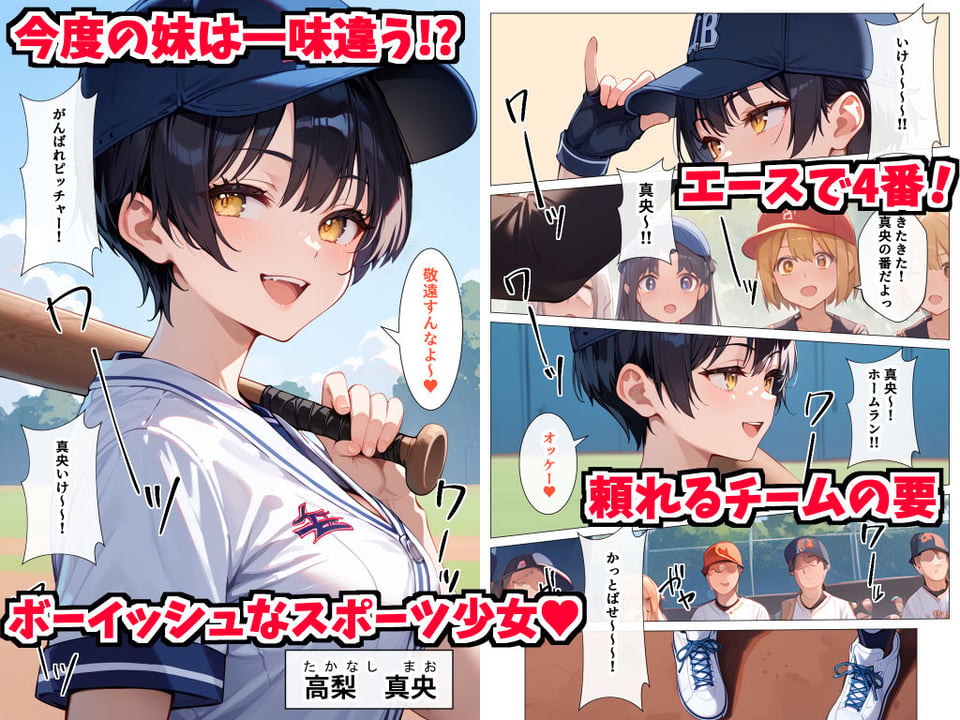 ボーイッシュな妹が脱いだらすごかったので何度も生ハメして中出ししまくった話 1 ページ目
