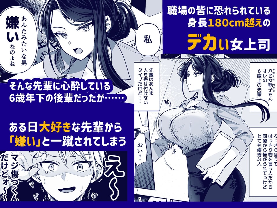 デカ女上司と元チャラ男の後輩くん ＃1 2 ページ目
