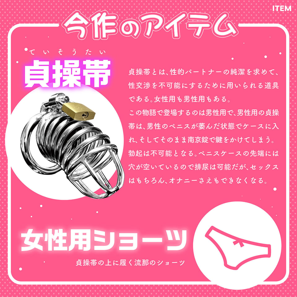 【射精管理×貞操帯×貢ぎマゾ】おちんぽ管理「貢ぎマゾ成長日記」〜外出時は貞操帯と女の子のショーツ着用///〜 5 ページ目