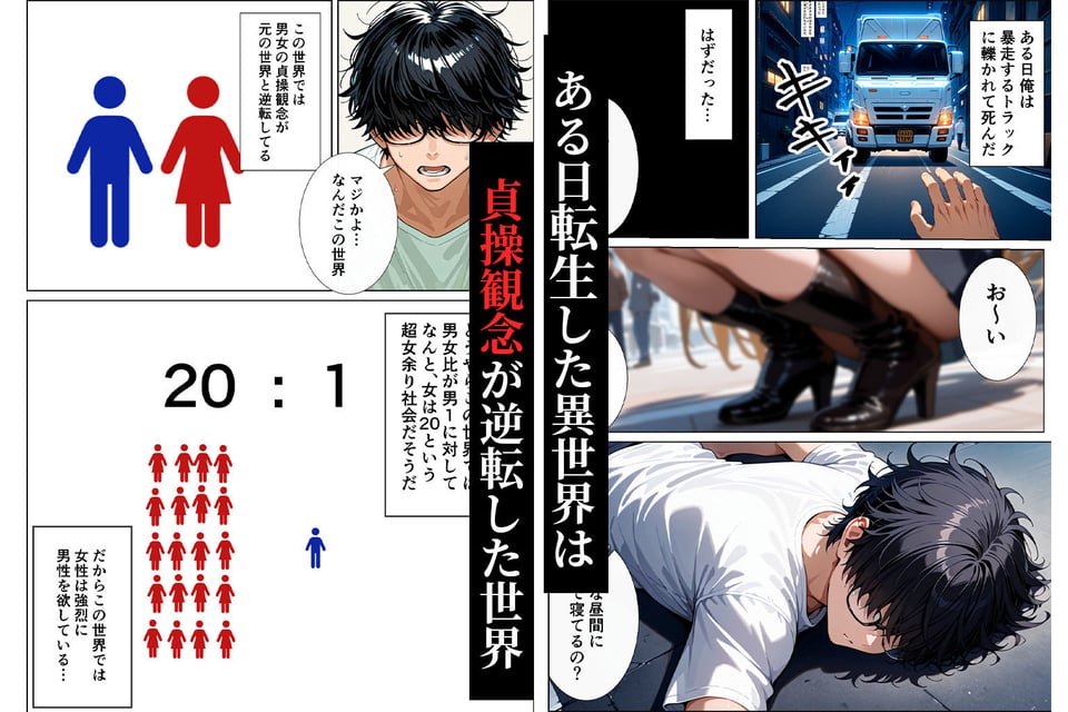 〜貞操逆転アニメハーレム〜転生したら女余りの天国だった件 2 ページ目