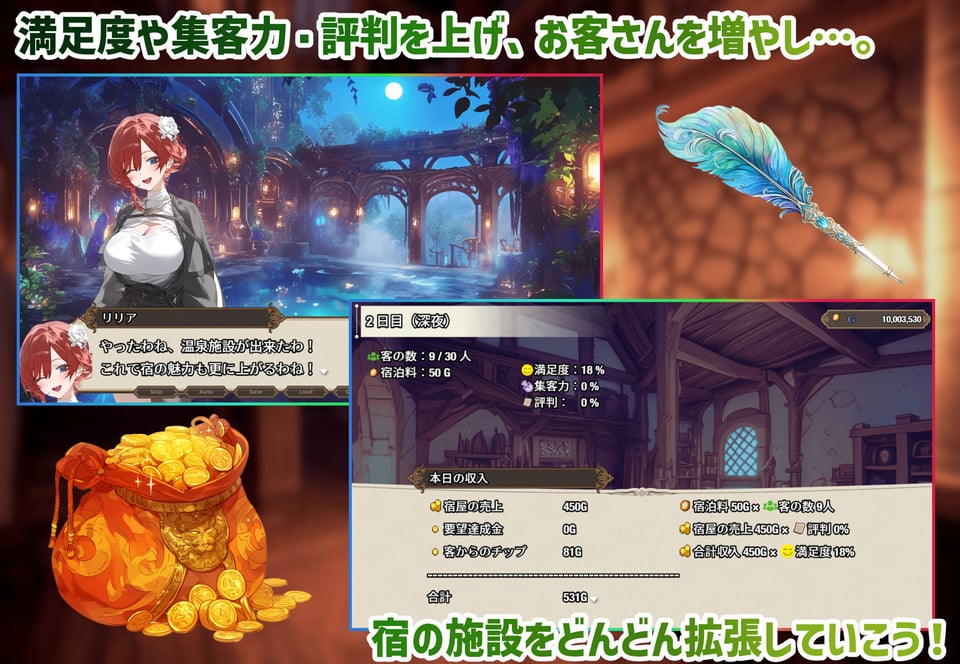 【スマホ対応】女冒険者の集うエッチな宿 Ver1.2.0 3 ページ目