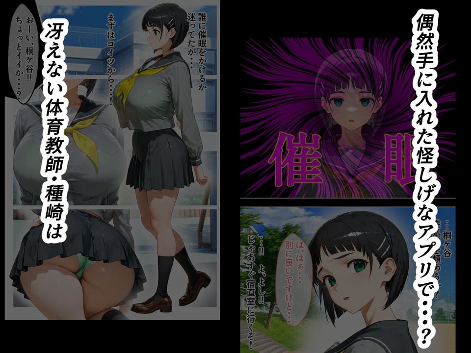 体育教師・種崎の性処理日記 〜催〇アプリであの娘を堕とせ！！〜 桐ヶ谷●葉編 1 ページ目