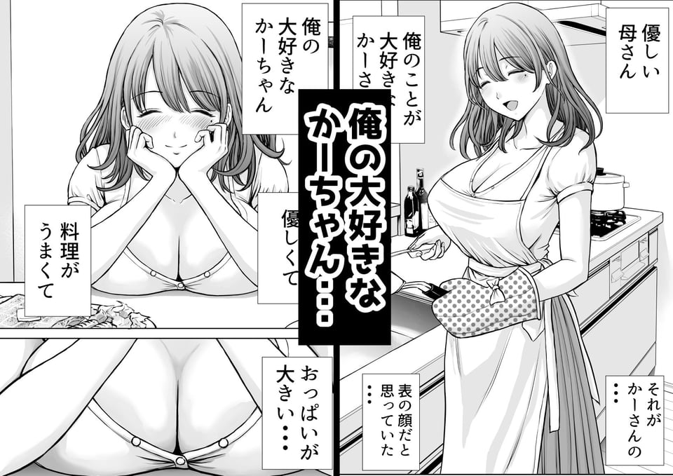 僕のかーちゃんがひきこもりニートデブ兄貴の性処理オナホになっていた話 1 ページ目